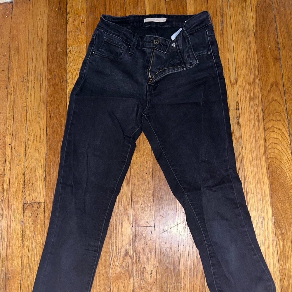 Levi 721 highrise skinny Jean Black